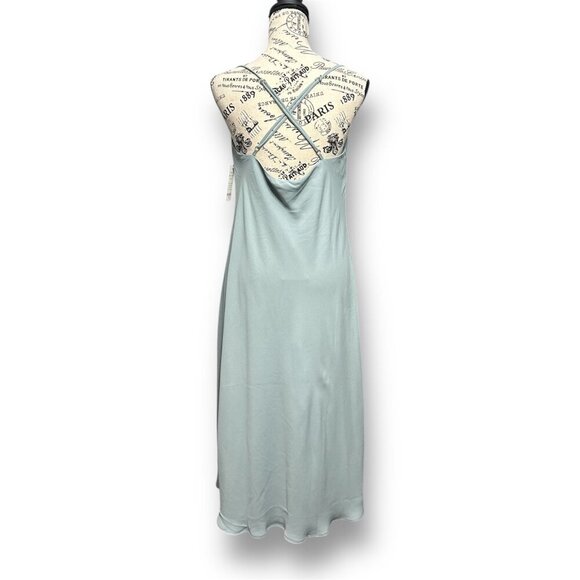 Show Me Your Mumu M Sage Verona Cowl Neck Midi Dress Wedding Guest Bridesmaid - Picture 9 of 9